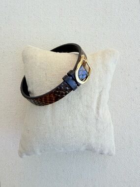*Single Leather Reversible Band Bracelet* KEEP COLLECTIVE Retired *NIP*